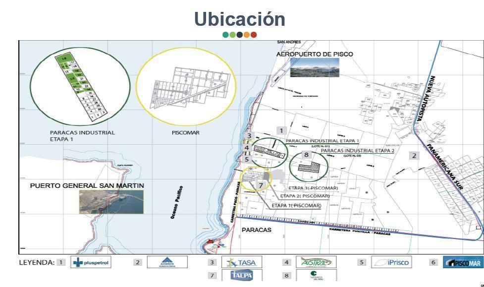 Lotes industriales en Paracas en ocasión