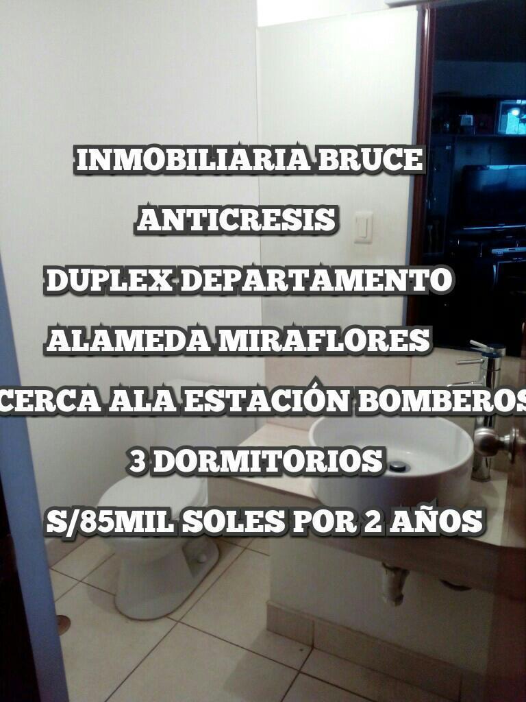 Anticresis Duplex Alameda Miraflores