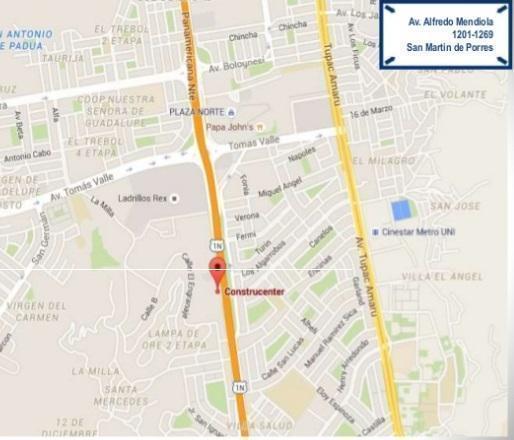 SE VENDE LOCAL COMERCIAL 20 m2 PANAMERICANA NORTE