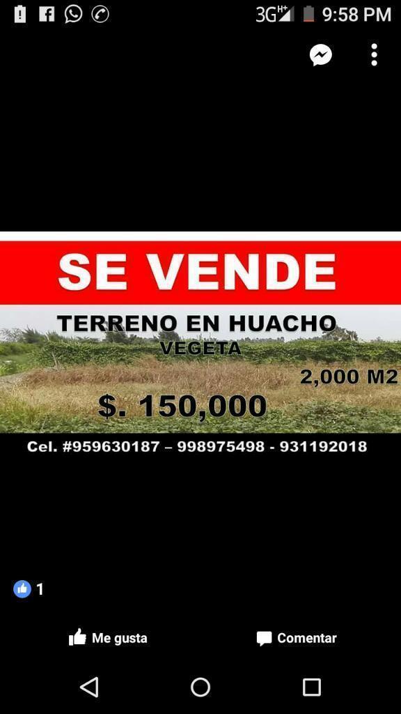 Terreno en Huacho Vigueta Rematooo