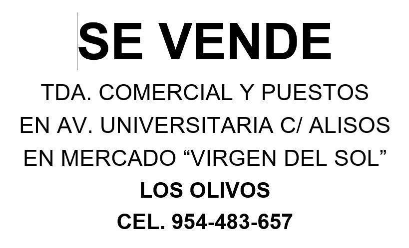 TIENDA COMERCIAL Y PUESTOS