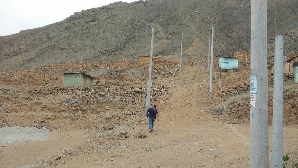 Remato Terreno de 120 M en Jicamarca