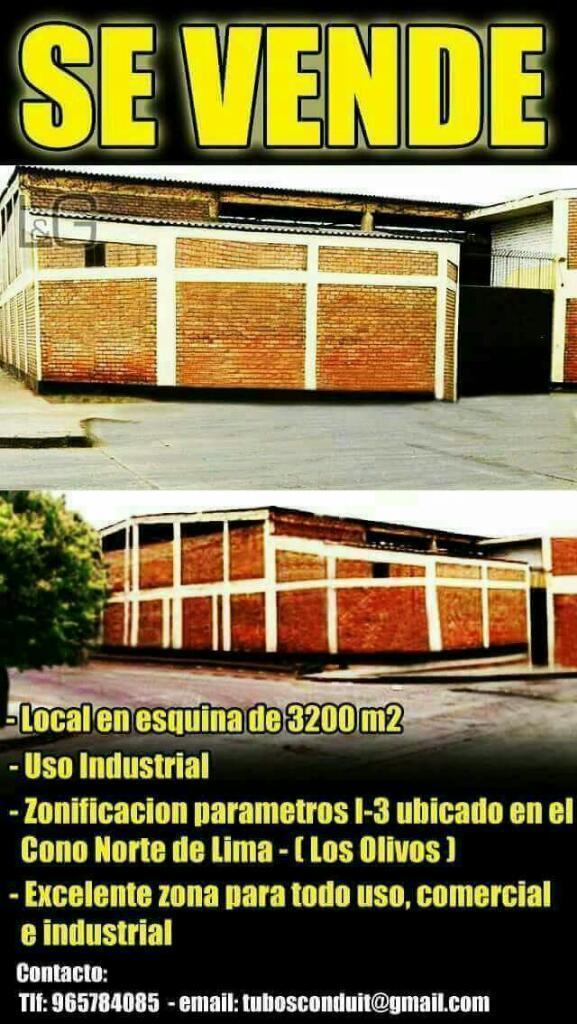 Venta Local Industriales 2,400m2 Esquina