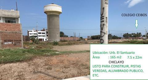 VENTA DE TERRENO URB. EL SANTUARIO