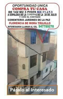 GAN OPORTUNIDAD COMPRA TU CASA DE TRES PISOS