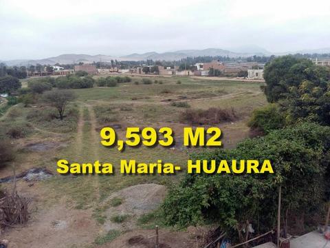 Vendo Terreno de 9,593 m2 en Santa Maria HUARA