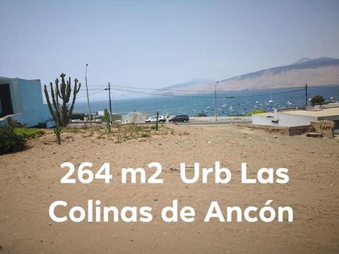 OCASIÓN VENDO TERRENO DE 264 M2 EN URB LAS COLINAS DE ANCON