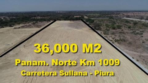 Vendo Terreno de 36,000 m2 en Carretera