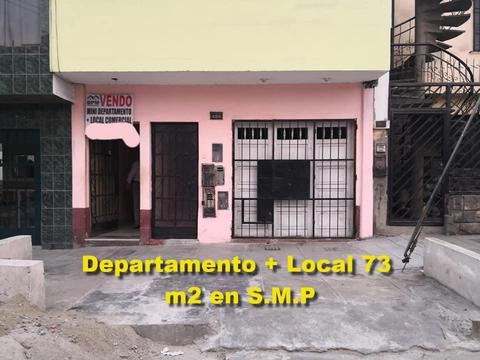 Ocasión Vendo Departamento más local de 73 m2 en San Martín de Porres
