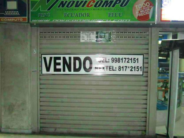 Vendo tienda en el Centro de Computo Cyber Plaza frente al Real Plaza de