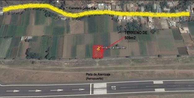 OCACION COLLPA BAJA VENDO TERRENO DE 509 M2 $37,000