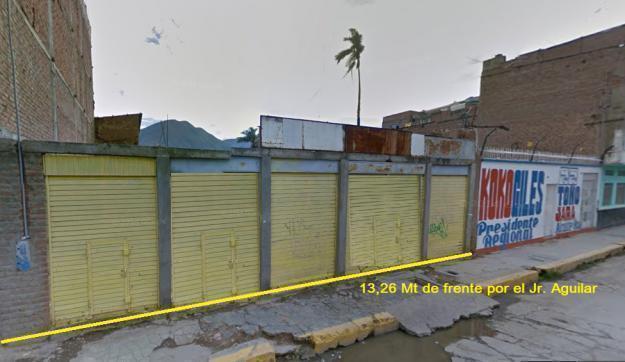 se vende inmueble en jr. aguilar cdra. 5 zona comercial 517Mt