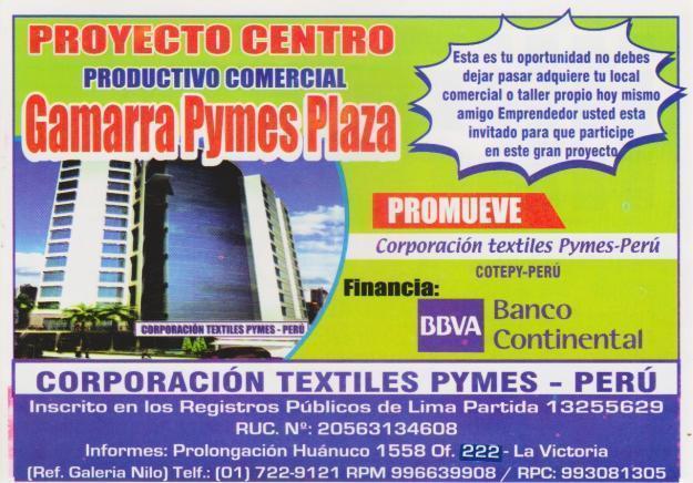 Proyecto Centro Comercial Pymes Plaza