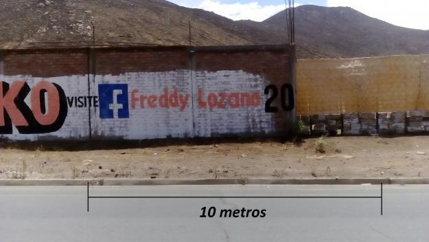 vendo terreno 400 m2