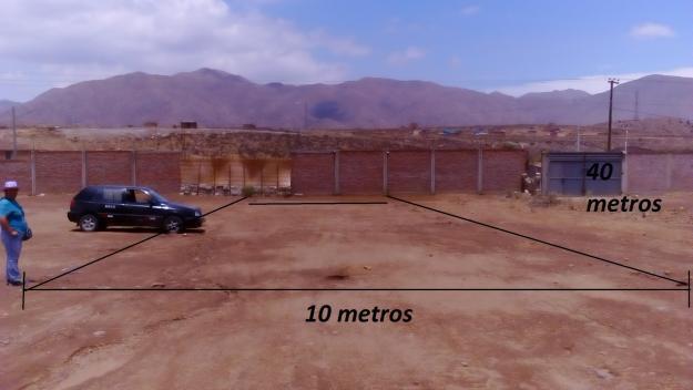 vendo terreno 400 m2