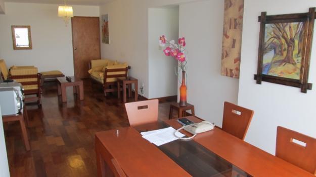 Alquilo flat de 120m2 de 2 dorm y escritorio Amoblado y Equipado en Magdalena limite con San Isidro