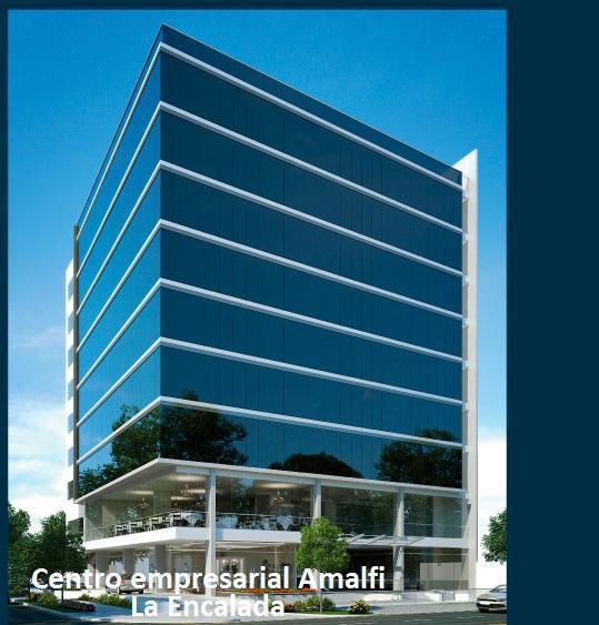 Alquilo oficina de estreno centro empresarial Amalfi La Encalada Surco 93m2