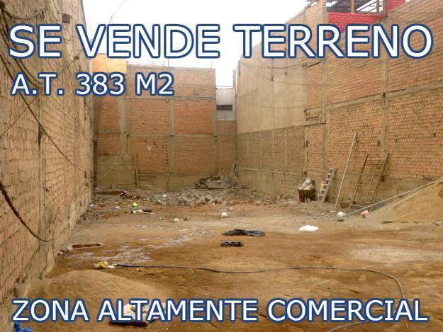 Remate de terreno comercial a 383 en La Molina por el corregidor