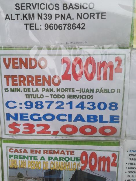 Vendo ocacion terreno