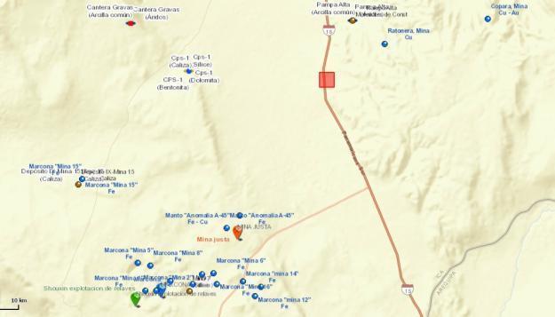 Vendo 100 hectáreas cerca a mina de HIERRO en Perú y a proyecto minero de COBRE