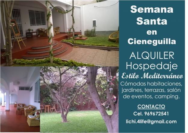 HOSPEDAJE EN CIENEGUILLA