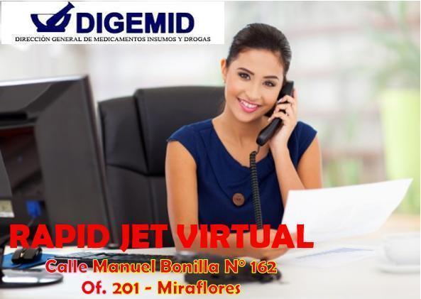 OFICINA CON AUTORIZACIÓN DE DIGEMID EN MIRAFLORES