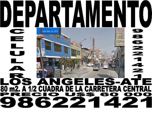 ATE LOS ANGELES DEPARTAMENTO 83 M2 PRIMER PISO CERCA A CERES