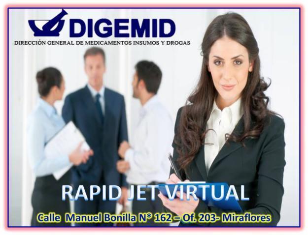 OFICINA VIRTUAL CON LICENCIA DE DIGEMID EN ALQUILER UBICADO EN MIRAFLORES