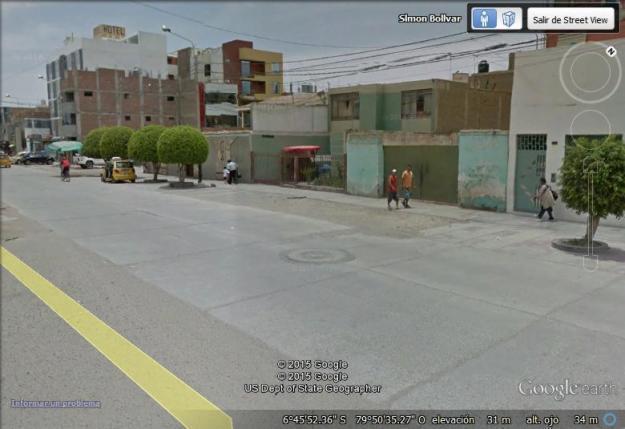 SE VENDE TERRENO DE 225 MTS2 EN CALLE MANUEL PARDO, CERCA AL MERCADO MODELO