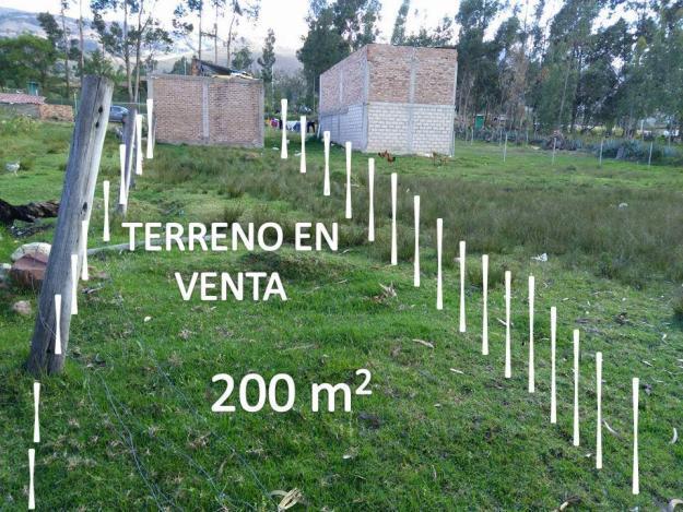 Venta Terreno a 20 minutos de la plaza mayor de  en Yanamarca  Area: 200m2