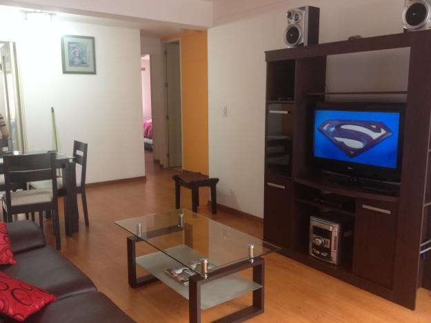 Miraflores, 100 m² departamento amoblado de 2 dormitorios