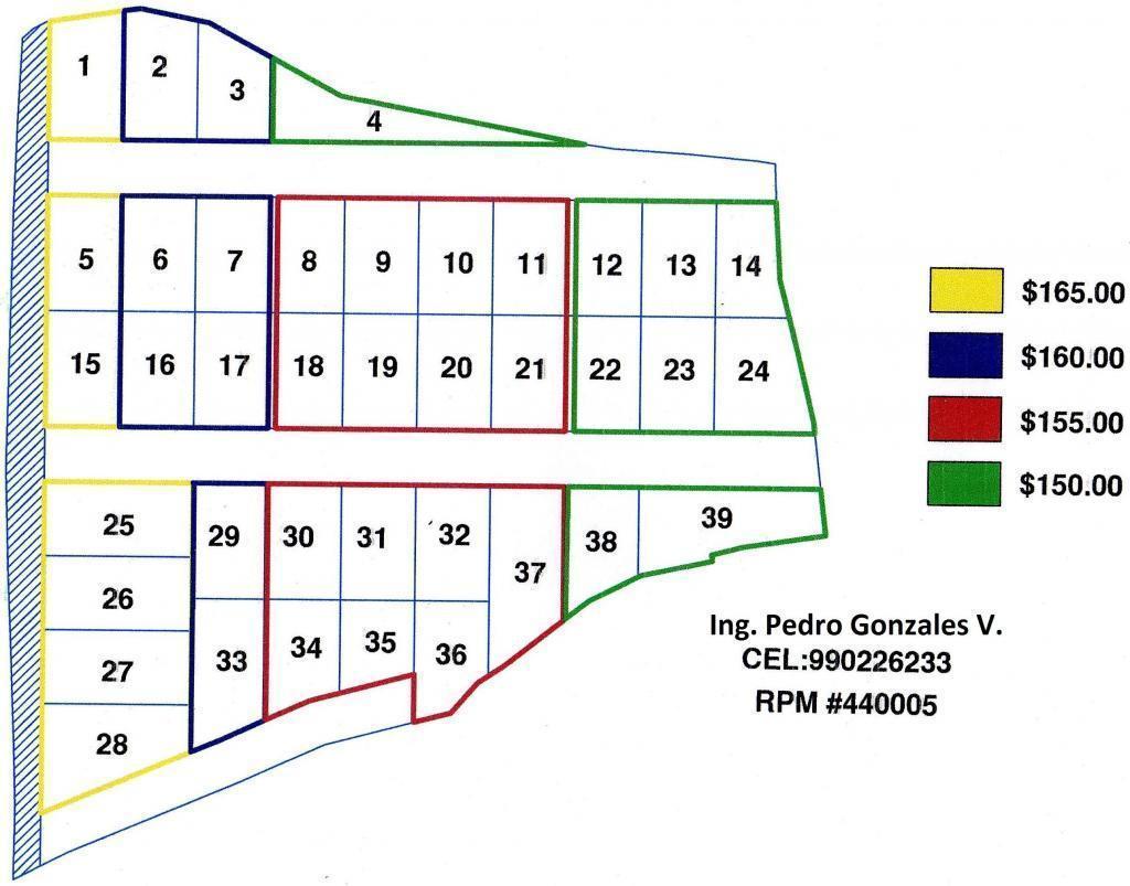 venta de lotes $50$60 m2