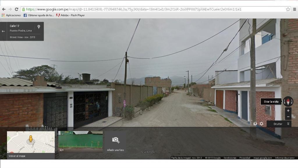 OCASION, SE VENDE TERRENO DE 114 M2 EN EXCELENTE ZONA DE PUENTE PIEDRA LOS SAUCES MZ H LT 19