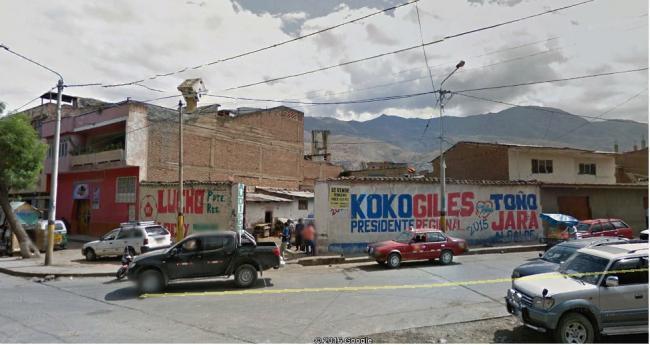 Esquina de Malecon Alomia Robles con jr. Hermilio Valdizan Huanuco
