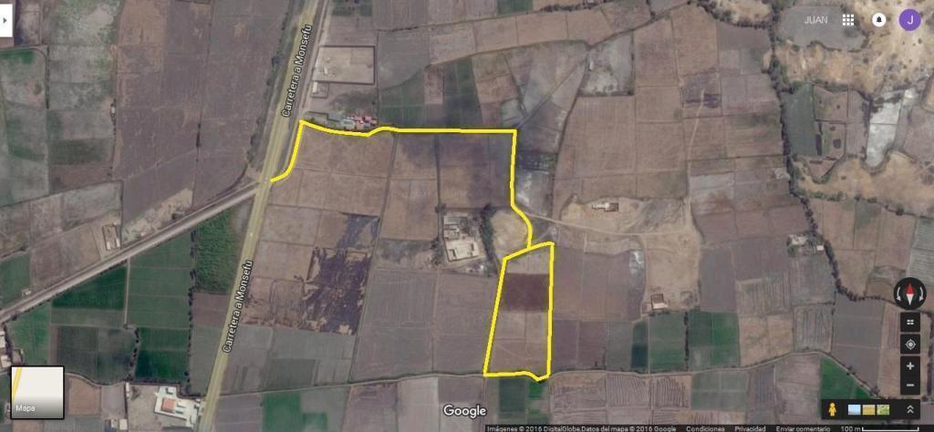 REMATO TERRENO CARRETERA LA VICTORIA NUEVA A MONSEFÙ, 3 LOTES DE 5,000M2