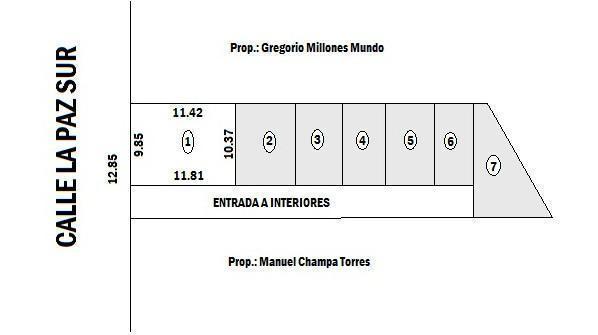 LOTE DE 117 MTS EN AMAY HUACHO