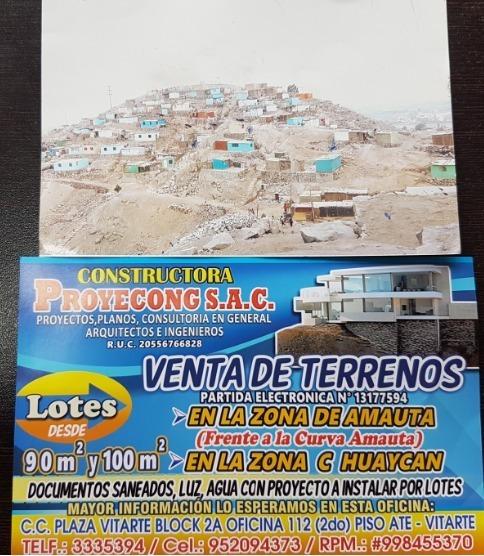 VENTA DE LOS ULTIMOS TERRENOS EN AMAUTA ATE VITARTE