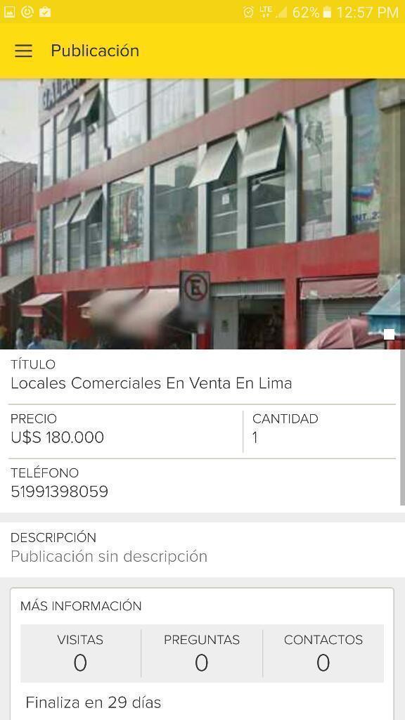 Venta de Local Comercial