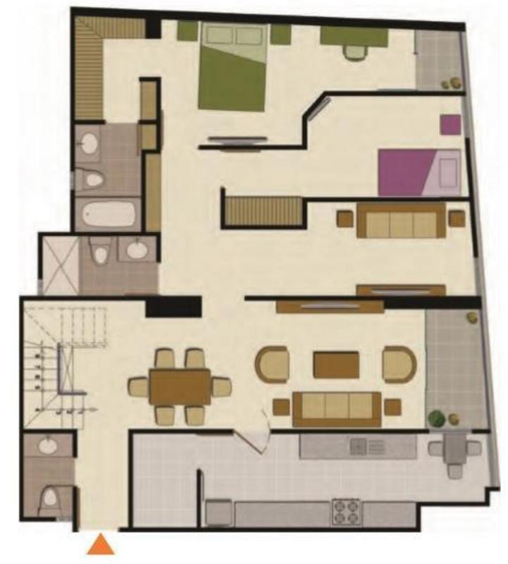 PentHouse duplex c/ terraza. Edificio A1 con Areas comunes. Ubicación excelente