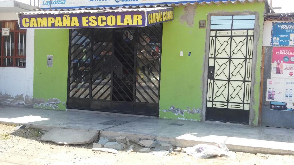 Remato Casa con Local Comercial en Nuevo Chimbote