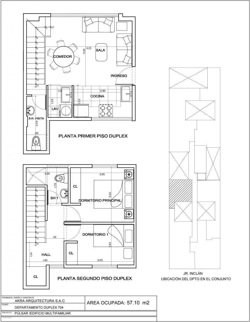 Dúplex Mini en Magdalena. 57 m2. Excelente distribución con 2 dormitorios