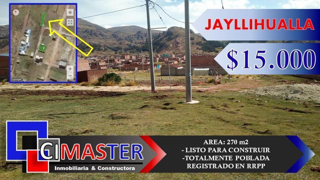 terreno en jayllihualla