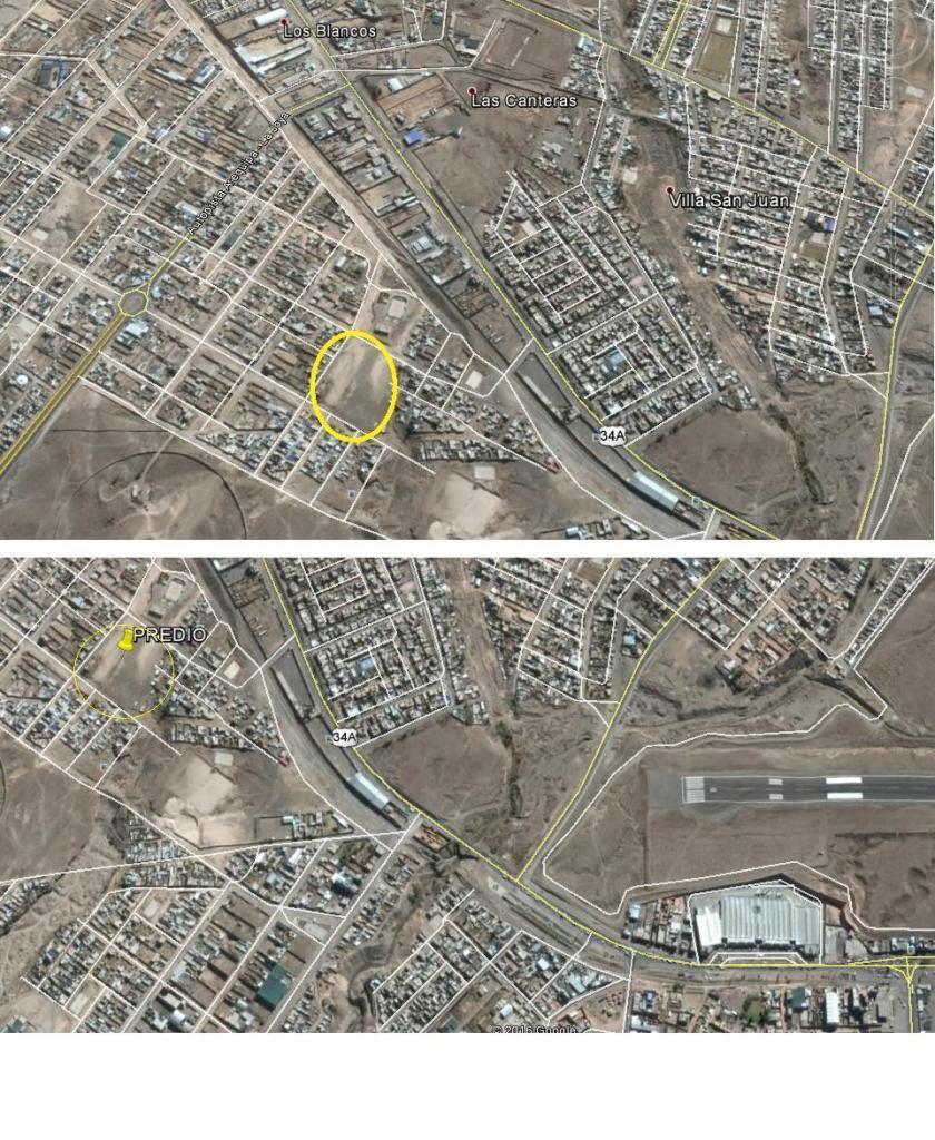 DLF VENDE TERRENO 1 Ha CERCA DEL AEROPUERTO, C. COLORADO ¡Una manzana completa!