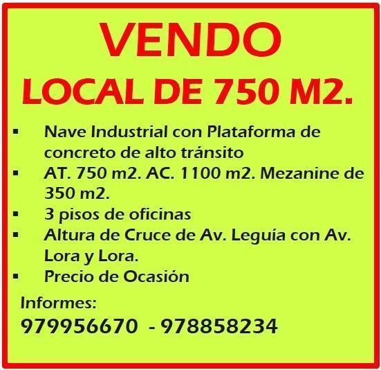SE VENDE LOCAL PARA ALMACENAJE LISTO PARA OPERAR