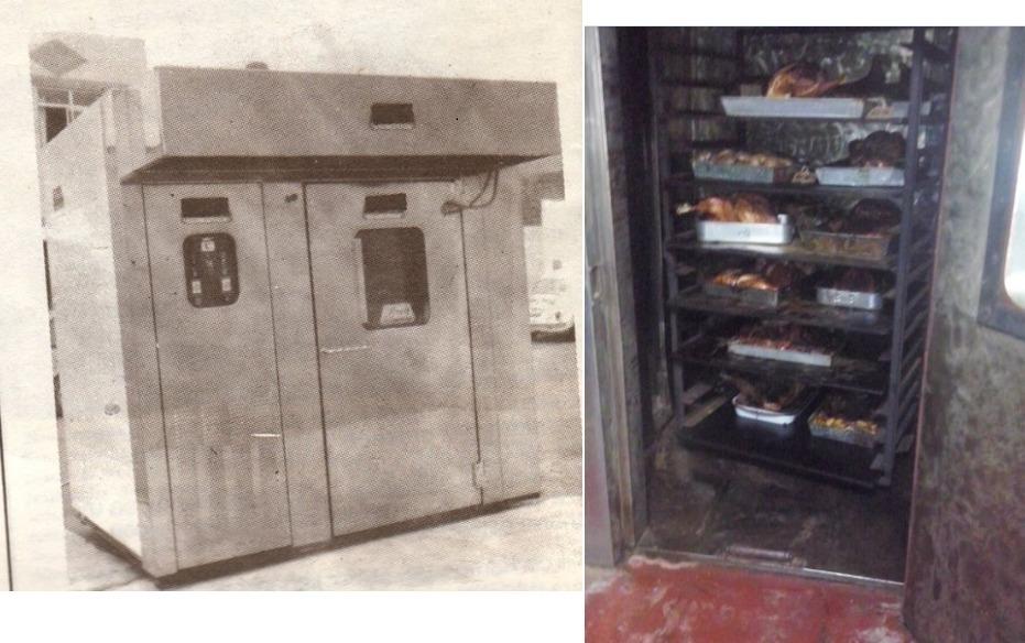 HORNO DE POLLOS A LA BRAZA DE 50 POLLOS SURCO