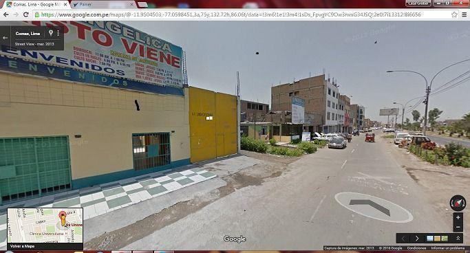 Local comercial en venta Urb. Santa Luzmila Comas