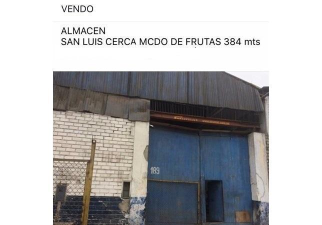 VENDO LOCAL EN ALT/5 ROSA TORO, ARRIOLA, SAN LUIS 383 M2