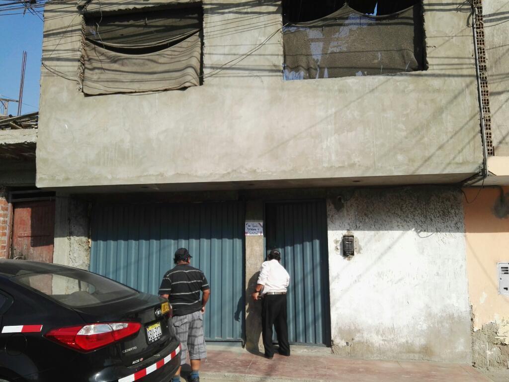 Casa, Terreno en San Juan de Lurigancho, a Una Cuadra Del Mercado El 10 Y Hospital Sjl