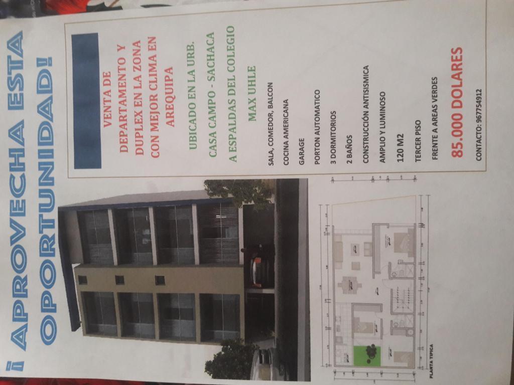 Venta de Duplex O Departamento