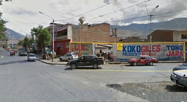 Esquina de Malecon Alomia Robles con jr. Hermilio Valdizan Huanuco